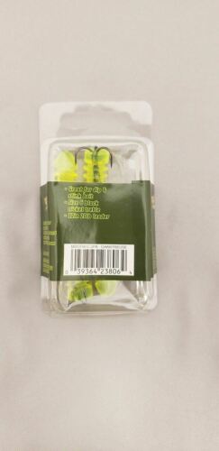 Mudville Catmaster Chartreuse Dip Worm Catfish Lure w/Treble Hook/Leader 2-Pack