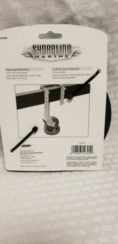 Shoreline Marine Trailer Jack Wheel Stop 6.5" Diameter-Keep Trailer From Rolling