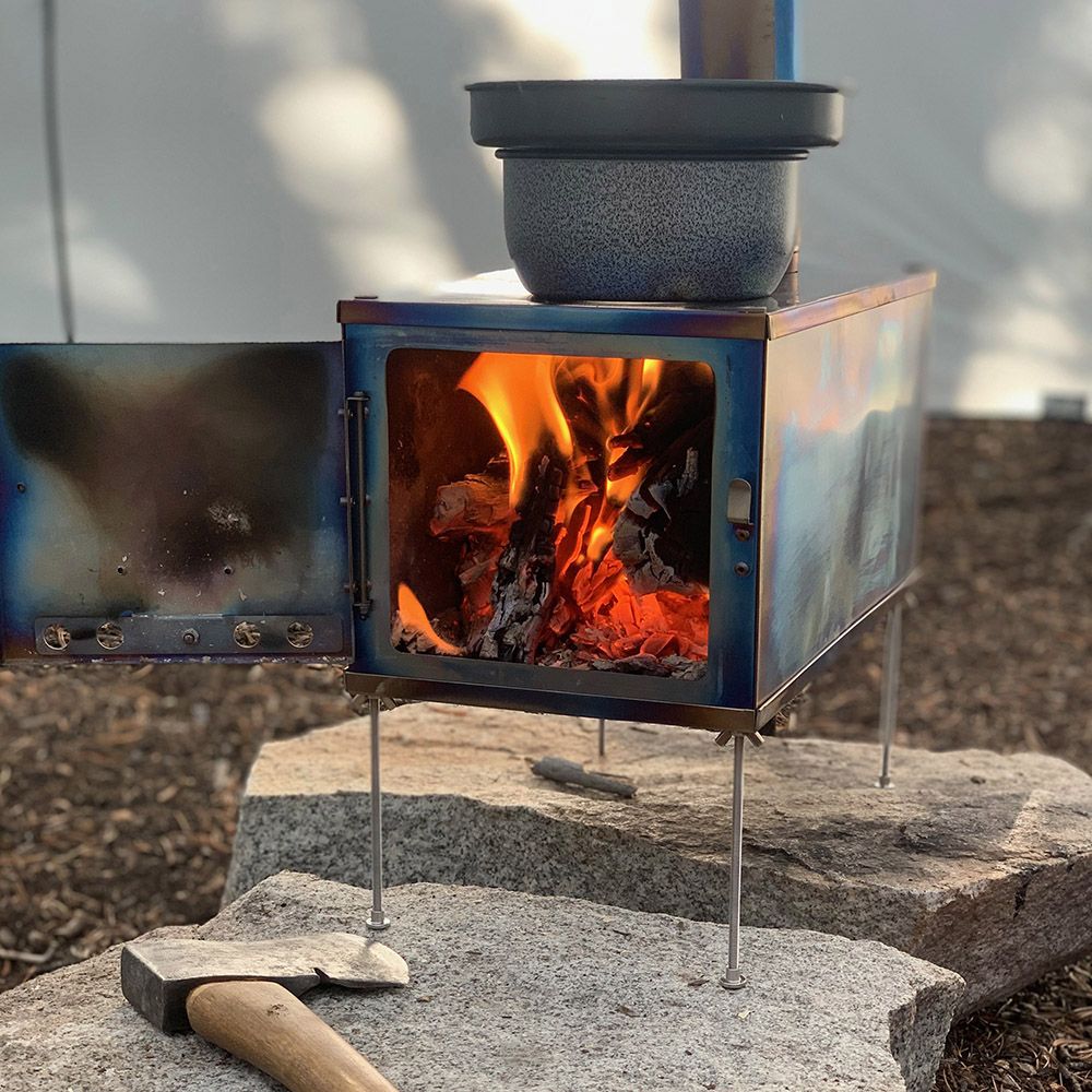 Peregrine Equipment Titanium Wood Burning Tent Stove w/6' Chimney