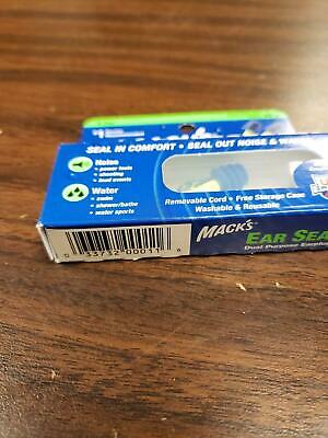 Mack's Ear Seals Shooters Ear Plugs with Neck Cord 1-Pair -26 dB Macks #11