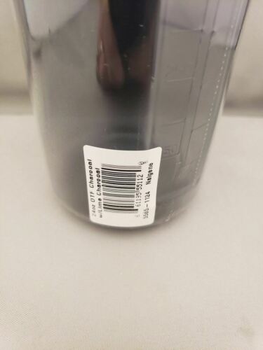 Nalgene On The Fly 24oz Water Bottle Clear Charcoal w/Lime OTF Cap - BPA Free