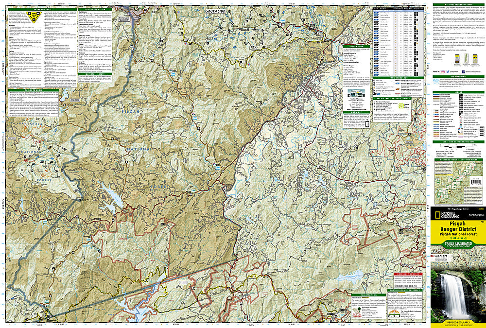 National Geographic Trails Illustrated NC Pisgah National Forest Trail Map TI00000780