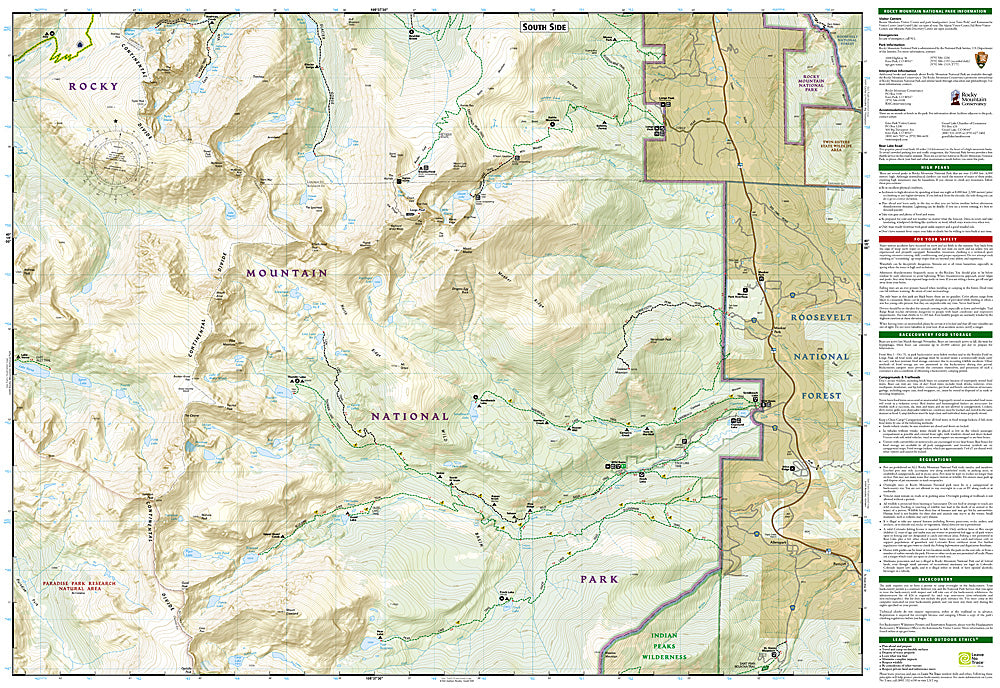 National Geographic Colo Rocky Mountain NP Map Bundle TI01020585B