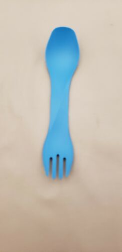 Humangear GoBites Uno Spoon/Fork Combo Utensil Light Blue OEM - Sturdy BPA-Free