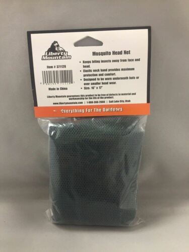 Liberty Mountain Ultralight Mosquito Head Net - Bug & Insect Protection Headnet