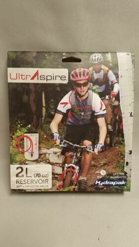 UltrAspire 2L Hydration Bottle / Reservoir w/Hose & Bite Valve - BPA/PVC Free