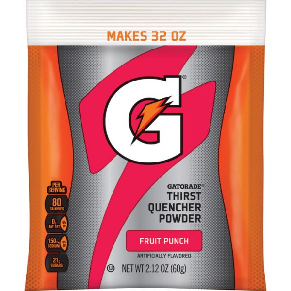 Gatorade 1 Qt/Liter Instant Mix Fruit Punch