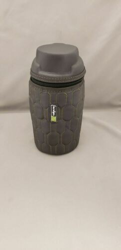 Nalgene Hand Held Insulated 32oz Bottle Sleeve/Carrier w/Zipper Closure Top Gray