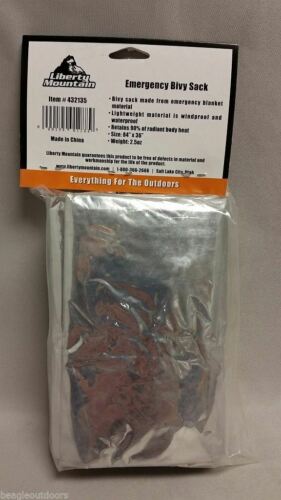 Liberty Mountain Ultralight Emergency Survival Thermal Bivy - Reflects Body Heat