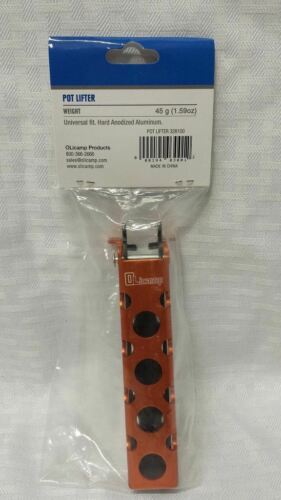 Olicamp Hard Anodized Aluminum Orange Universal Pot Lifter for Hot Cook Pots