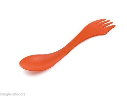 Light My Fire Serving Spork Large Spoon-Fork-Knife Combo Utensil Orange
