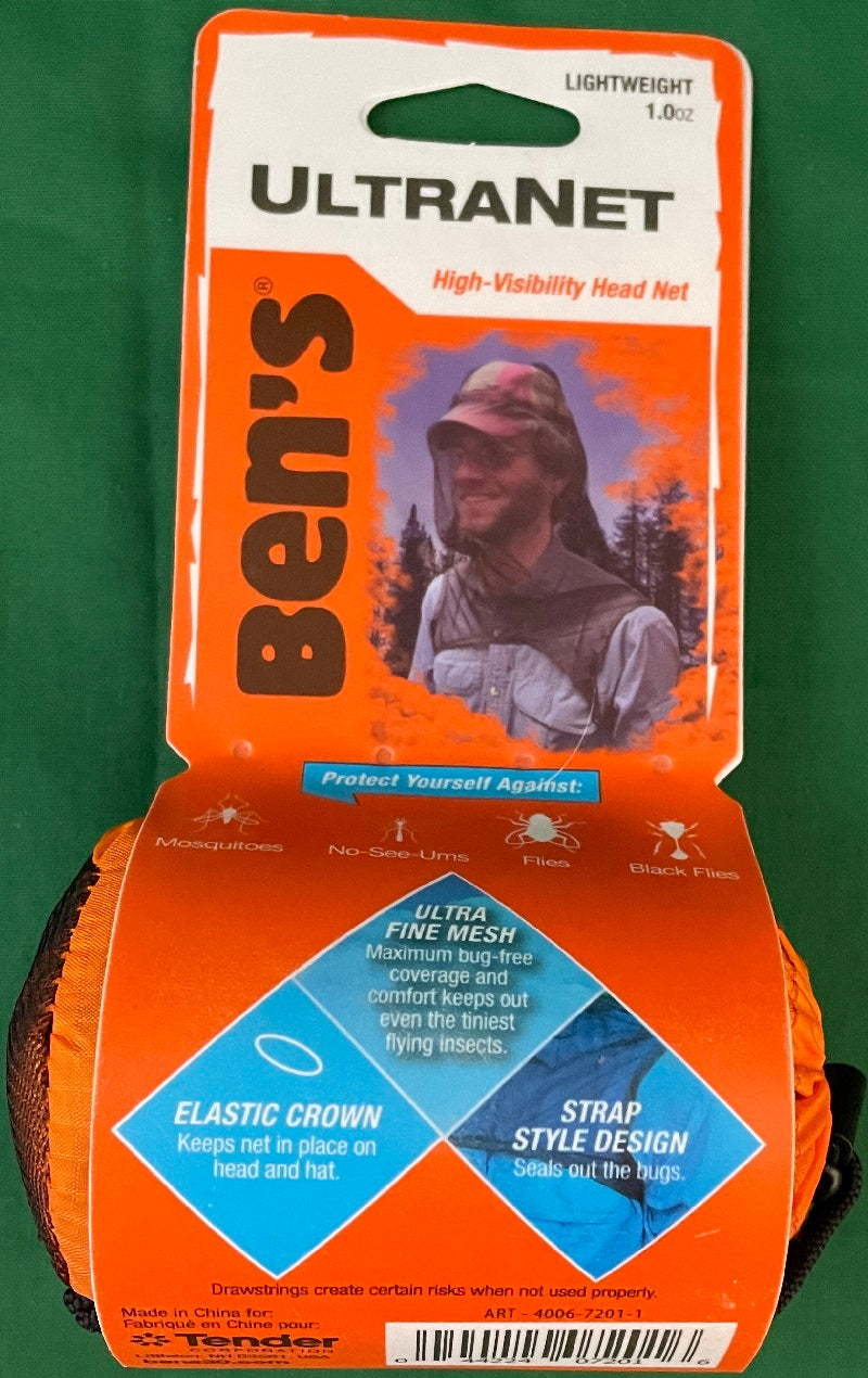 Ben's UltraNet No-See-Um Head Net 0006-7201