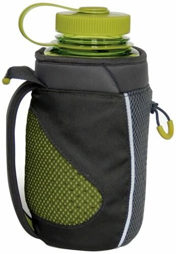 Nalgene Hand Held Insulated 32oz Bottle Sleeve/Carrier w/Zipper Storage Gray