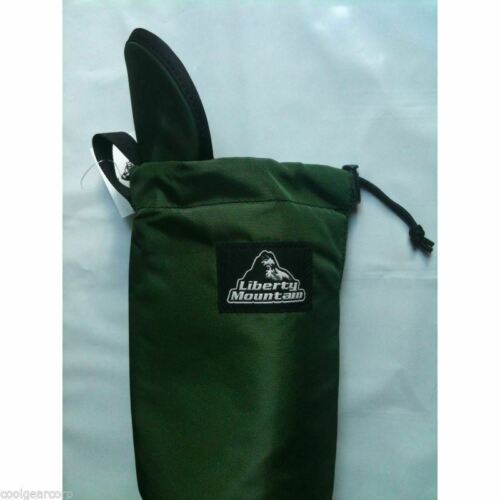 Liberty Mountain 1 Quart / Liter Insulated Water Bottle Carrier Blue w/Belt Loop