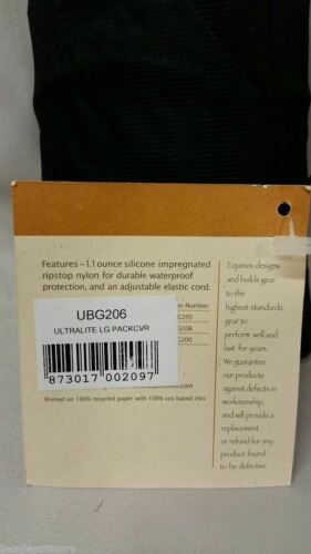Equinox Stingray Ultralite Internal Frame L Pack Cover Blue Silicone Nylon