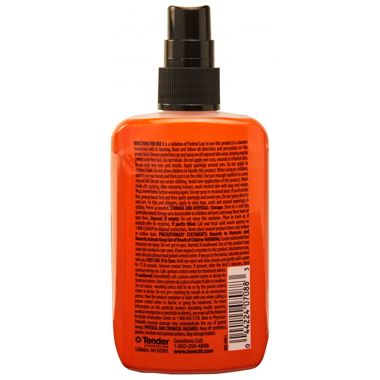 Ben's 30% DEET Wilderness Repellent 3.4 fl oz Pump Bottle 0006-7187