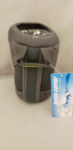 Nalgene Hand Held Insulated 32oz Bottle Sleeve/Carrier w/Zipper Storage Gray