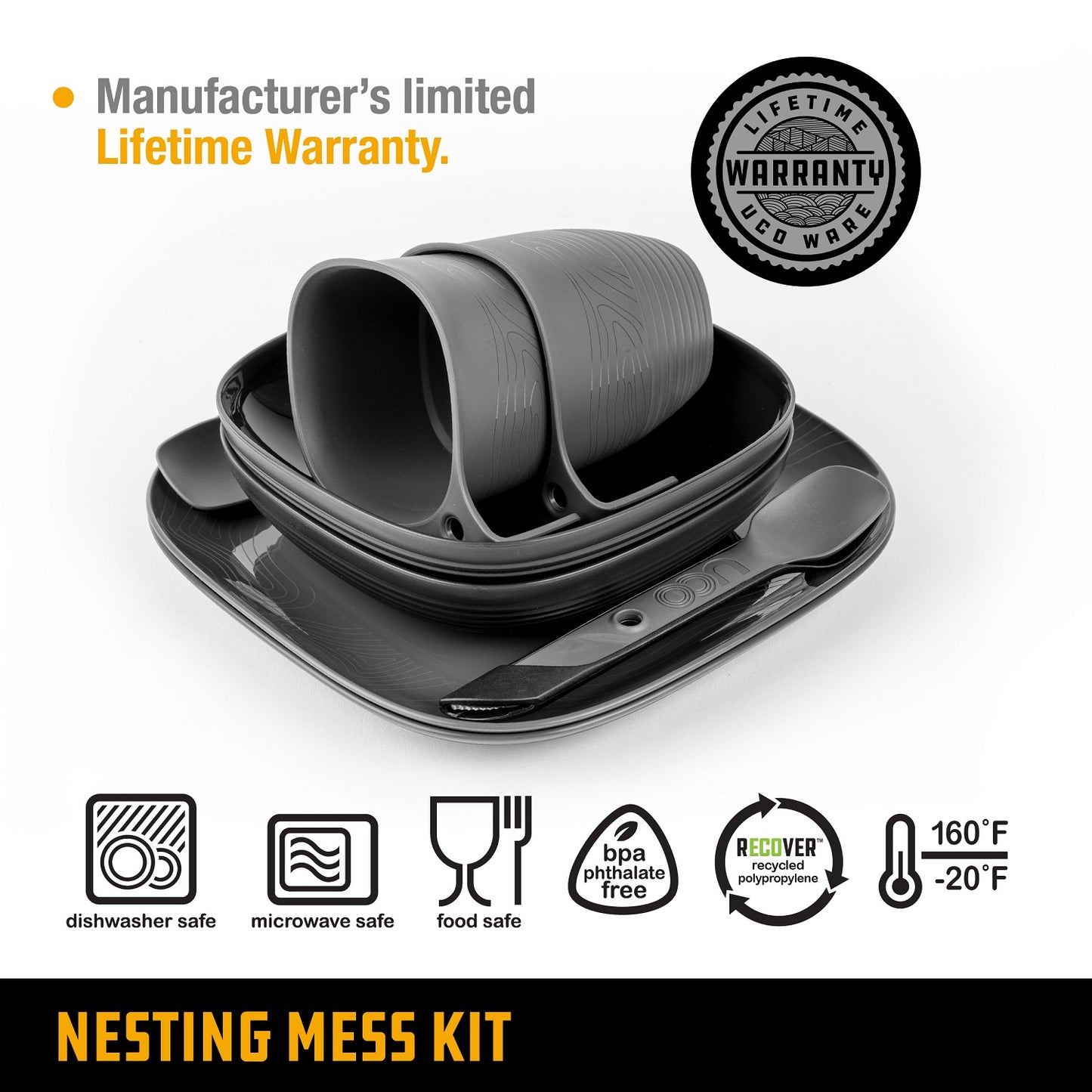 UCO Nesting Mess Kit 2-Person Venture F-MK-NEST2
