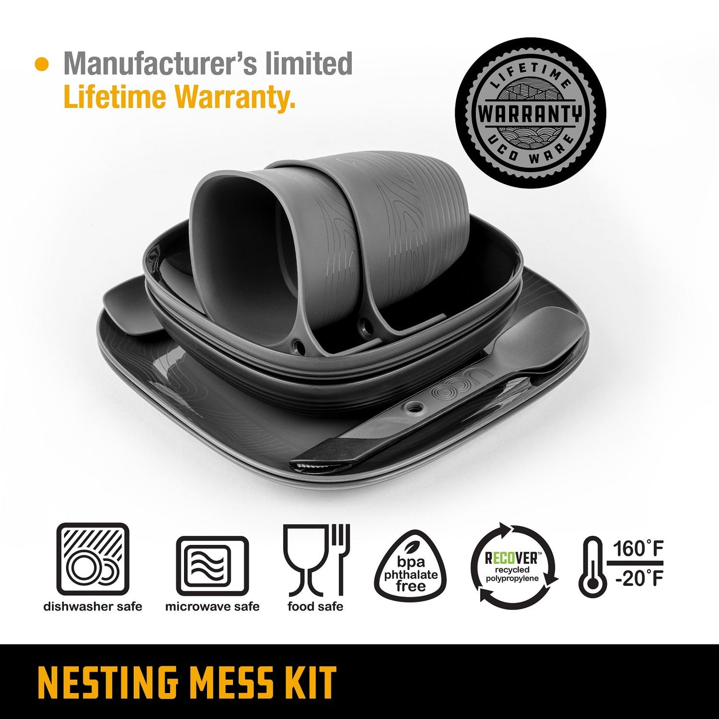 UCO Nesting Mess Kit 2-Person Venture F-MK-NEST2