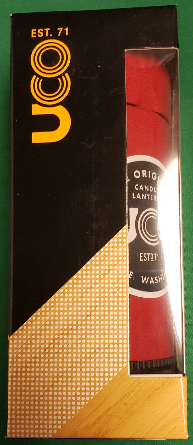 UCO Original Candle Lantern Powder Coated Red L-C-STD