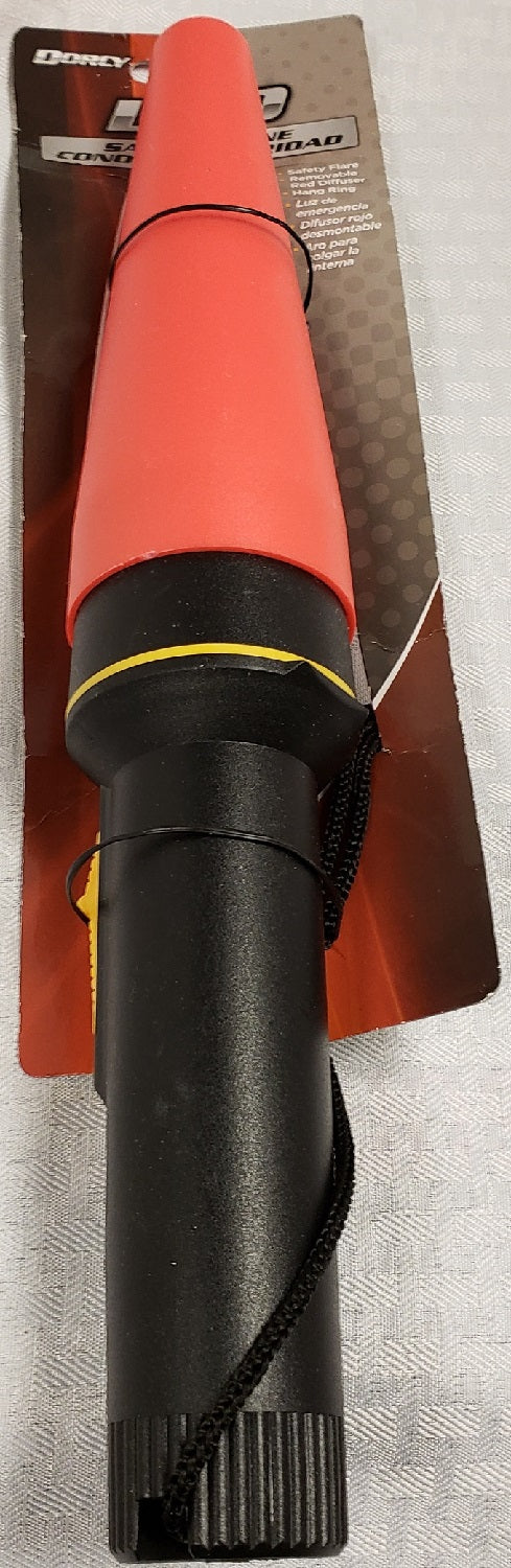 Dorcy 30-Lumen LED Safety Signal Wand Flashlight with Batteries