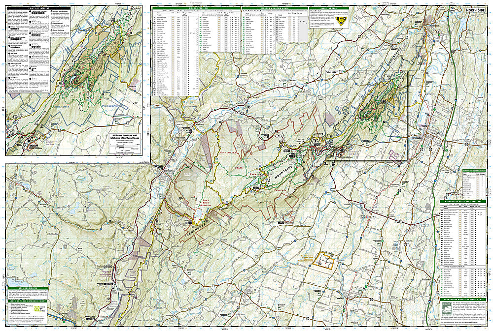 National Geographic Trails Illustrated NY Shawangunk Mountains Topo Map TI00000750