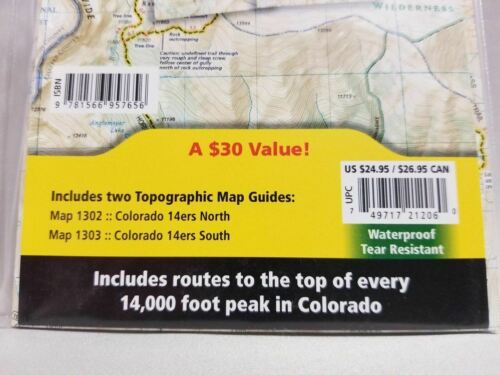 Colorado 14ers Topographic Map Guide Bundle Pack TI01021206B