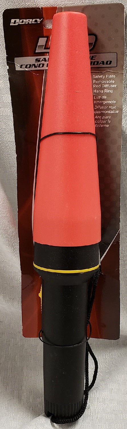 Dorcy 30-Lumen LED Safety Signal Wand Flashlight with Batteries