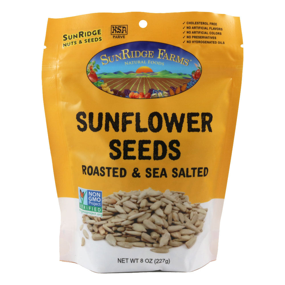 SunRidge Farms Sea Salt Dry Roasted Sunflower Seeds 8 oz