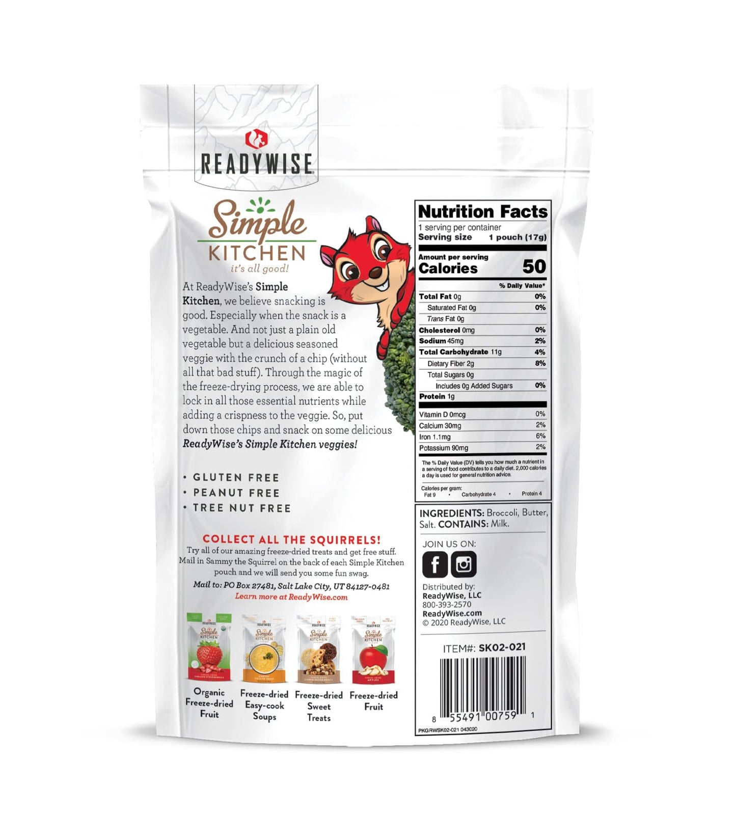 ReadyWise Simple Kitchen Buttered Broccoli SK02-021