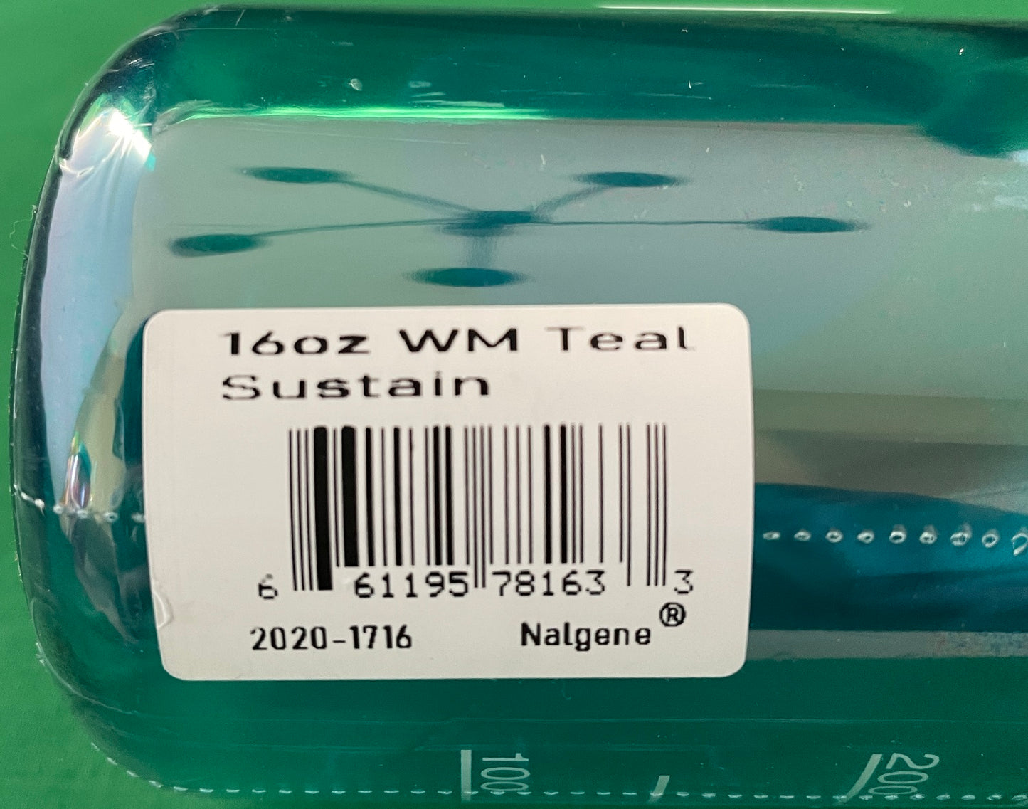 Nalgene Wide Mouth 16 oz Sustain Bottle Teal 2020-1716