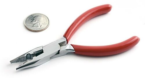 Luck-E-Strike 4.5" Mini Pliers / Cutters-Flat Nose/Comfort Grip/Strong/Small