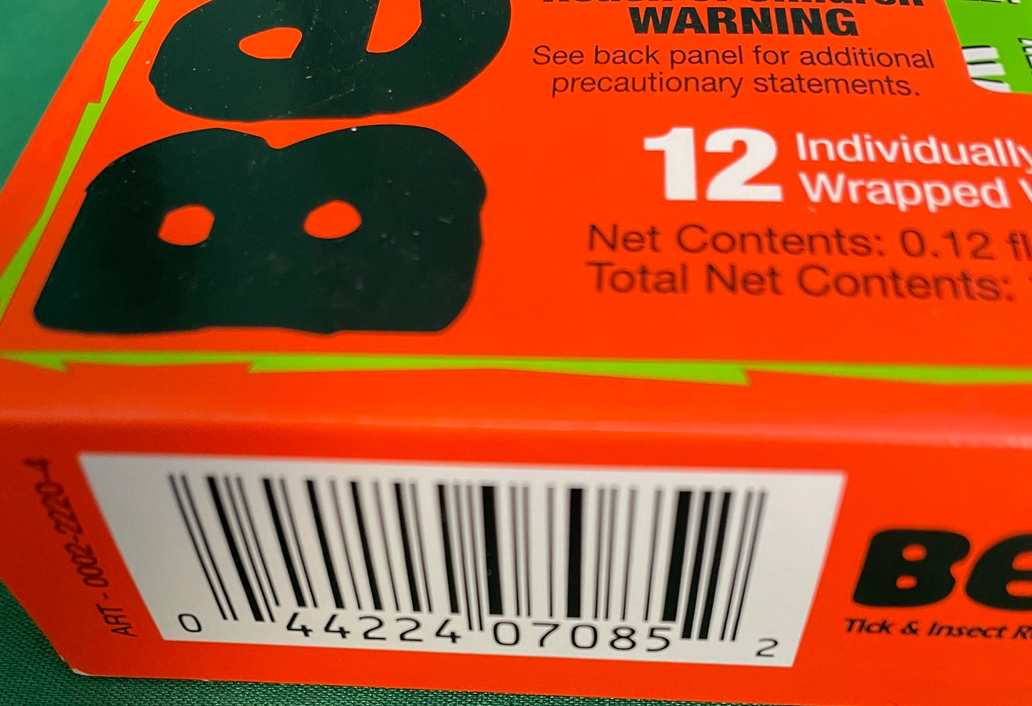 Ben's 30% DEET Wilderness Repellent Wipes 12-Pack 0006-7085