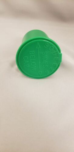 Flipz 3oz Pop-Top Medical Grade Green Jar 3-Pack - Made in USA--BPA Free