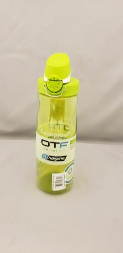 Nalgene On The Fly 24oz Water Bottle Clear Green w/Iguana Green OTF Cap-BPA Free