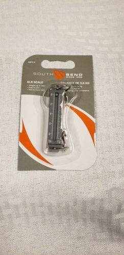 South Bend Fishing 8lb Spring Scale - Small & Easy to Carry, Shows Lbs & Kg