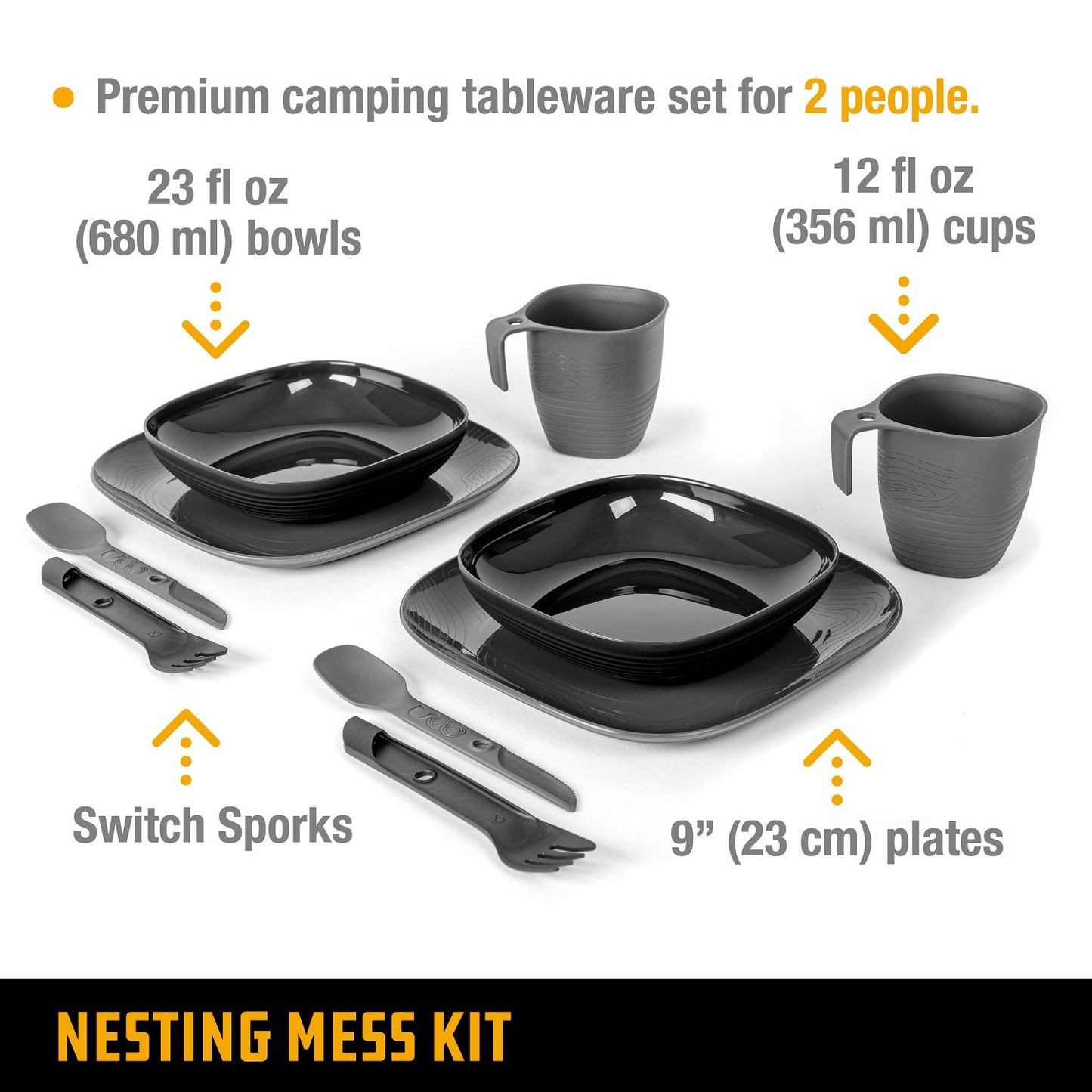 UCO Nesting Mess Kit 2-Person Venture F-MK-NEST2