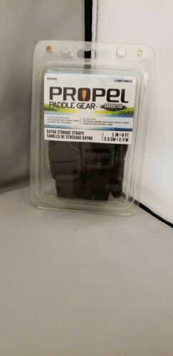 Shoreline Marine Propel Paddle Gear 8' Kayak Storage Straps w/Hardware 1-Pair