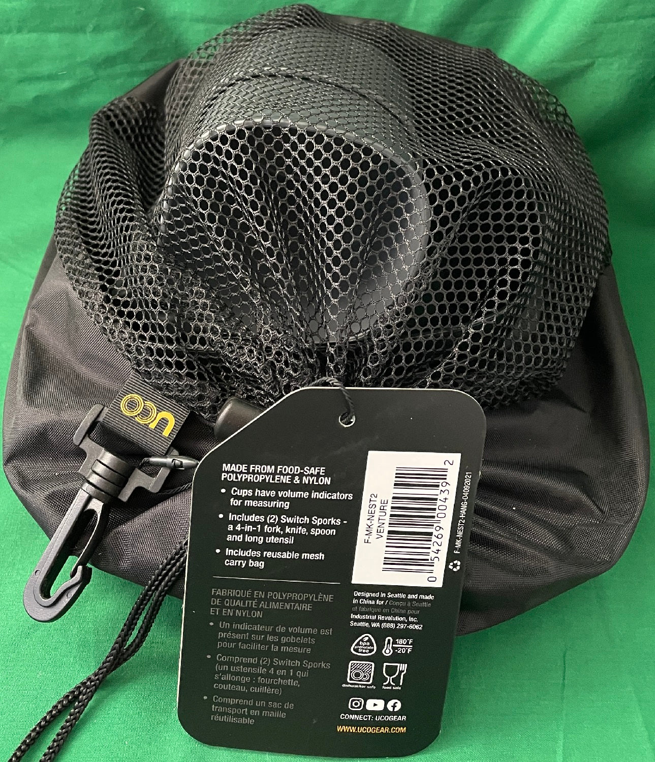 UCO Nesting Mess Kit 2-Person Venture F-MK-NEST2