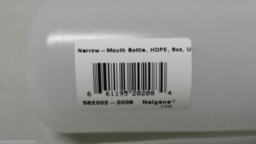 Nalgene Ultralite Narrow Mouth 8oz BPA-Free HDPE Round Storage Bottle