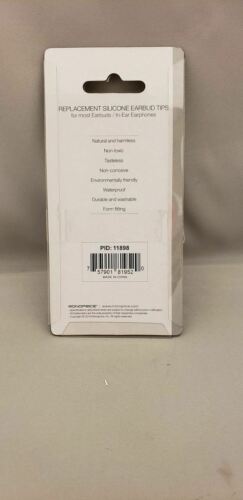 Monoprice Universal Replacement Earbud Tips 15-Pair Assorted SM/MD/LG Sizes