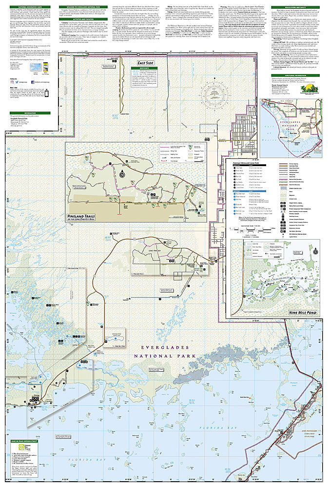 National Geographic Trails Illustrated Florida Everglades National Park Map TI00000243