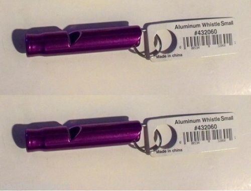 Liberty Mountain Small Aluminum Whistle Purple 1-Pack Emergency/Signal/Survival