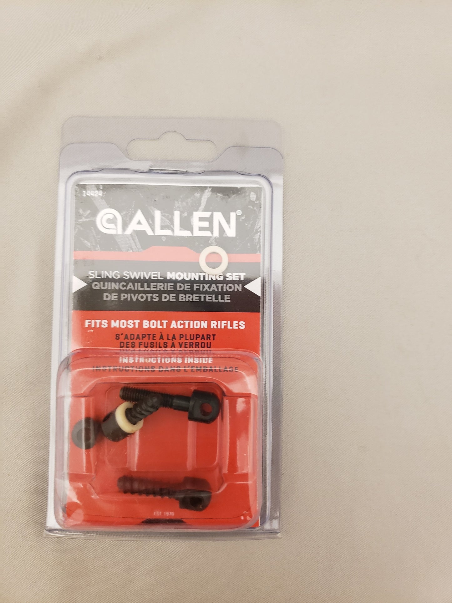 Allen Sling Swivel Mounting Hardware w/Screws & Spacers For Bolt Action Rifles 14424
