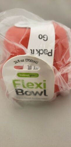 Humangear FlexiBowl Stuffable Foldable 700 mL Pack Bowl / Cup Red - BPA-Free