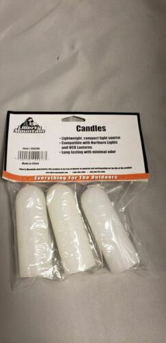 Liberty Mountain Candle Lantern Candles 3-Pack - Fits UCO Original Lanterns