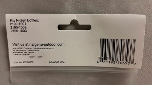 Nalgene Replacement Loop Lid Retail Black for All N-Gen 53mm Wide Mouth Bottles