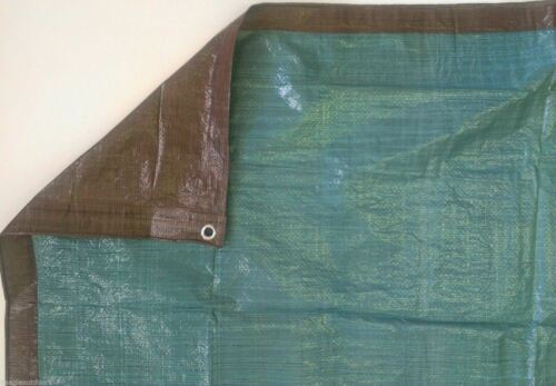 Kotap 6' X 8' Reversible Brown/Green Waterproof Poly Tarp UV Resistant