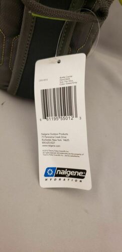 Nalgene Hand Held Insulated 32oz Bottle Sleeve/Carrier w/Zipper Closure Top Gray