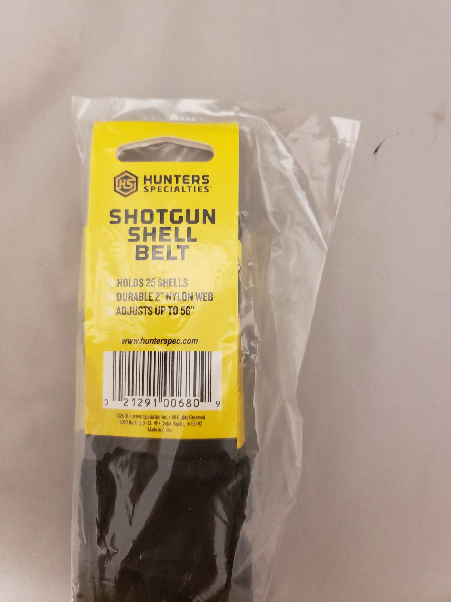 Hunter's Specialties Adjustable Shotgun Shell Waist Belt - Holds 25 Shells